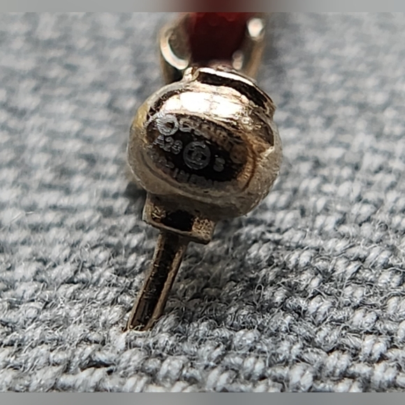 Chanel CC Leather Chain Drop Earrings - Picture 7 of 8